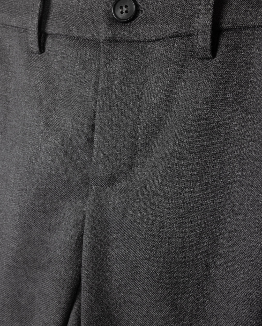HARPER JAMES CHARCOAL WOOL SLIM PANTS