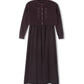 LILOU PLUM EMBROIDERED CARDIGAN MAXI DRESS SET