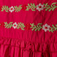 PAPILLON FUCHSIA EYELET EMBROIDERED DRESS