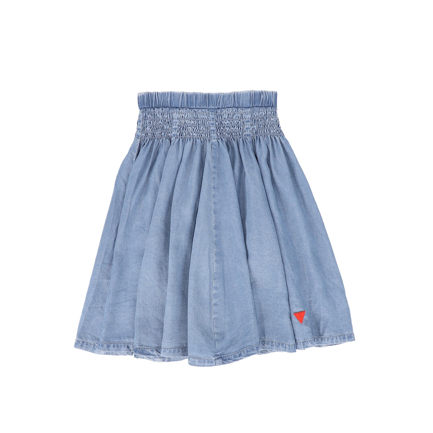 CABANA DENIM SMOCKED SKIRT