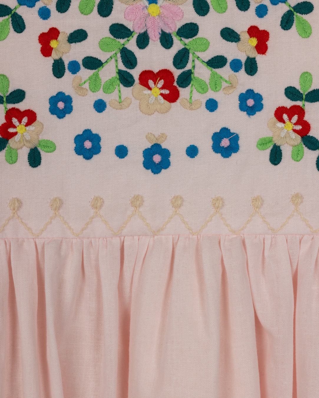 LILOU PINK HIGH WAISTED DRESS