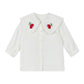 PAPILLON WHITE EMBROIDERED CHERRY BLOUSE