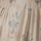 LILOU BEIGE FLORAL SHOULDER SMOCK DRESS