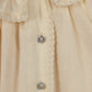 PAPILLON CREAM TRIM DETAILED BLOUSE