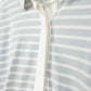 VIBE LIGHT BLUE STRIPE COLLARED T-SHIRT