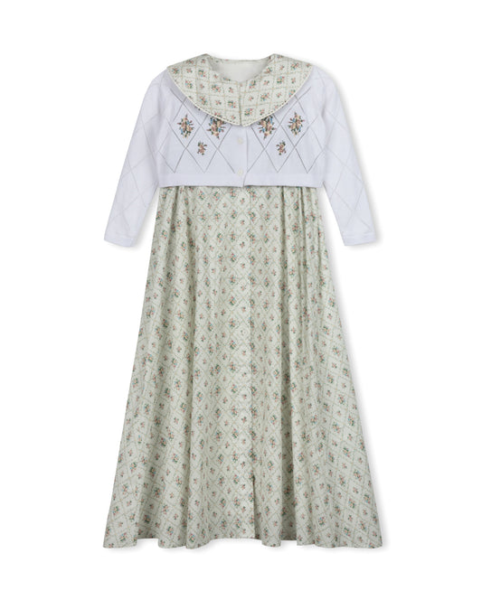 PAPILLON FLORAL CARDIGAN/MAXI DRESS SET