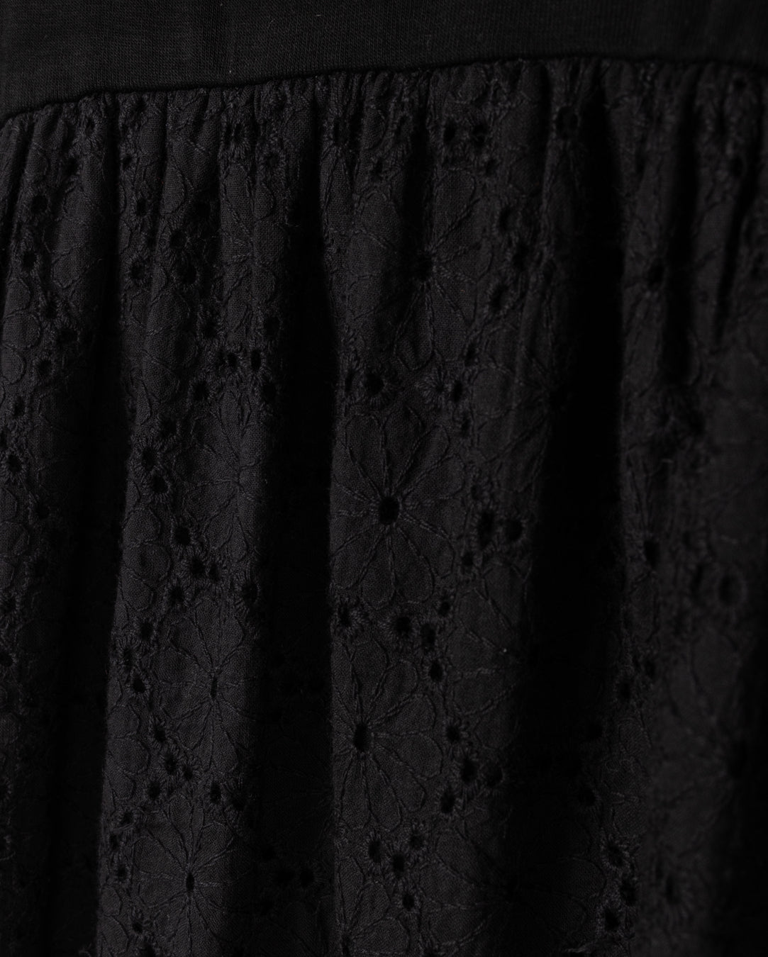 PAPILLON BLACK EYELET MAXI DRESS