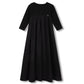 PAPILLON BLACK EYELET MAXI DRESS