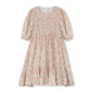 PAPILLON PINK/GREEN FLORAL SMOCKED DRESS