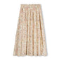 TUSTELLO PALE PINK FLORAL GATHERED WAIST SKIRT [FINAL SALE]