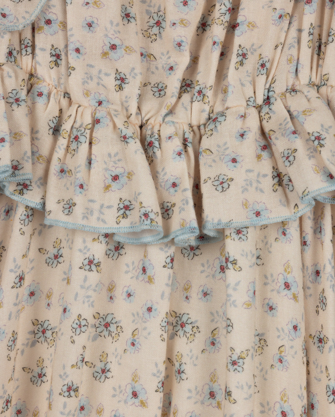 LILOU PALE PINK TINY FLORAL MAXI JUMPER