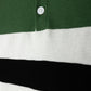 DUKE + PORT GREEN PIQUE STRIPE POLO [FINAL SALE]
