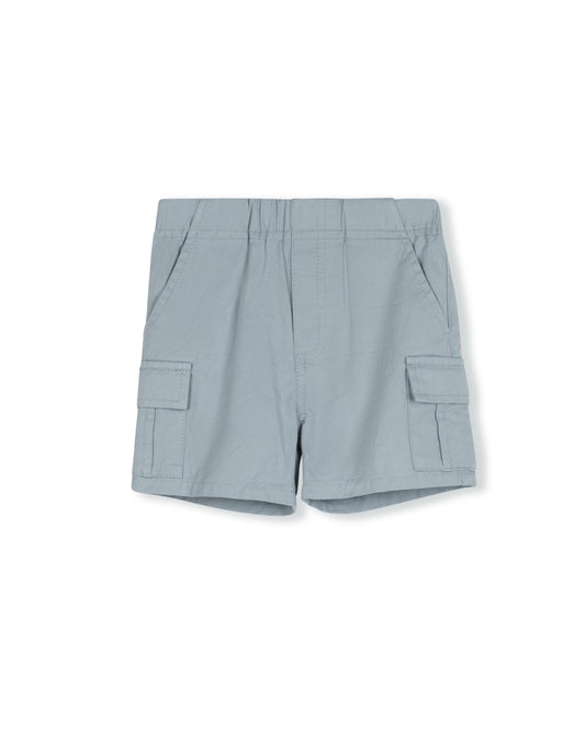 PHIL AND PHOEBE LIGHT BLUE POCKET DENIM SHORTS