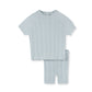 ONE CHILD BLUE CABLE KNIT SET