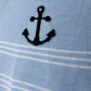 HARPER JAMES BLUE STRIPED ANCHOR KNIT SET