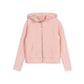 CABANA PINK CROPPED SEAM DETAIL SWEATSHIRT