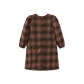 LILOU PINK PLAID EMBROIDERED DRESS