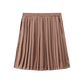FRENCH HERITAGE MAUVE PLEATED SKIRT