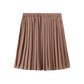 FRENCH HERITAGE MAUVE PLEATED SKIRT