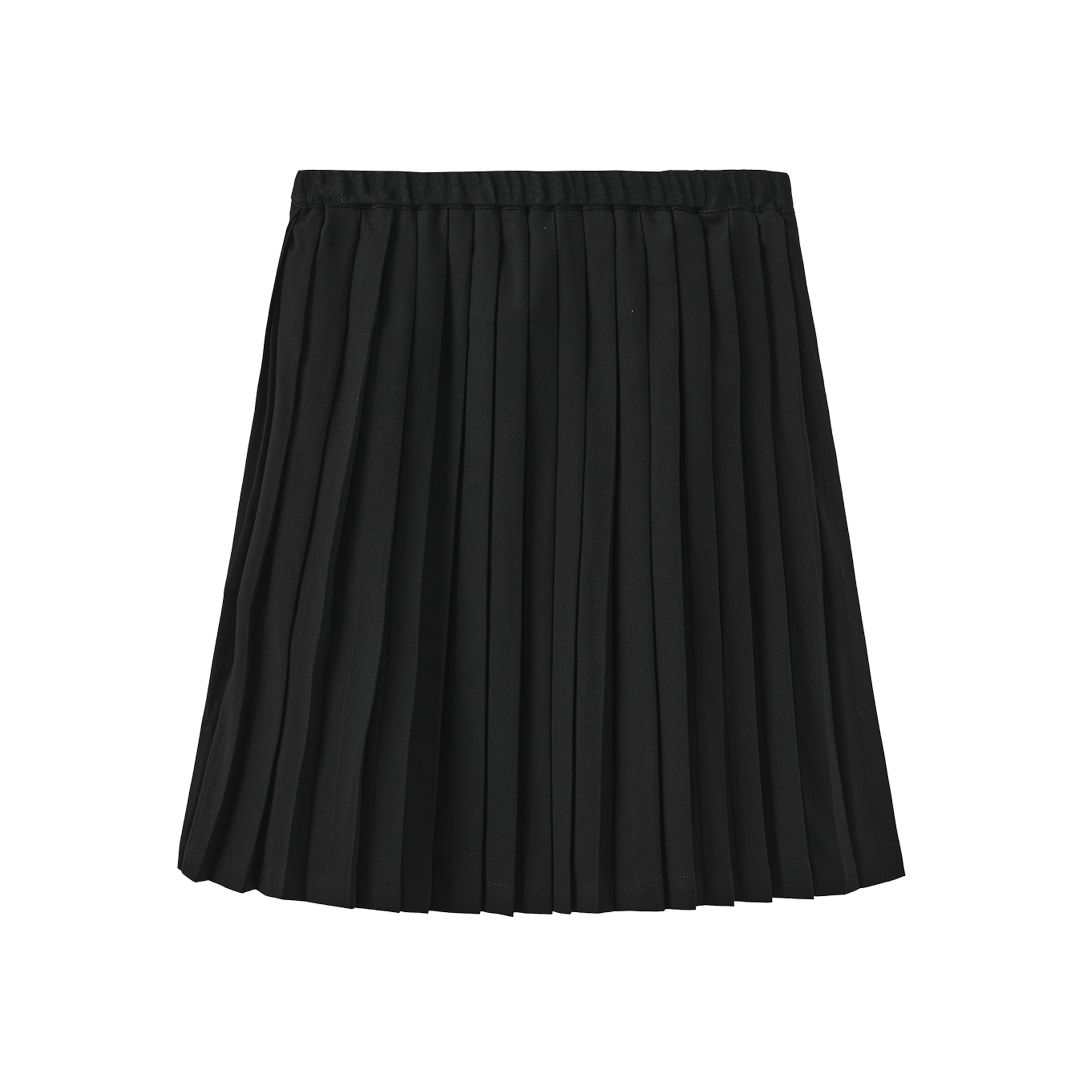 FRENCH HERITAGE BLACK PLEATED SKIRT