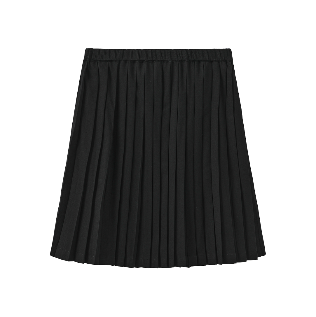 FRENCH HERITAGE BLACK PLEATED SKIRT