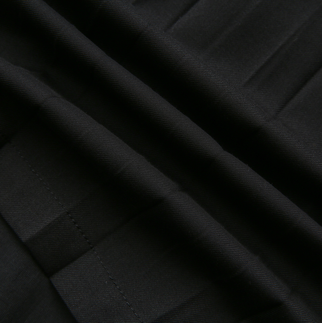 FRENCH HERITAGE BLACK PLEATED SKIRT