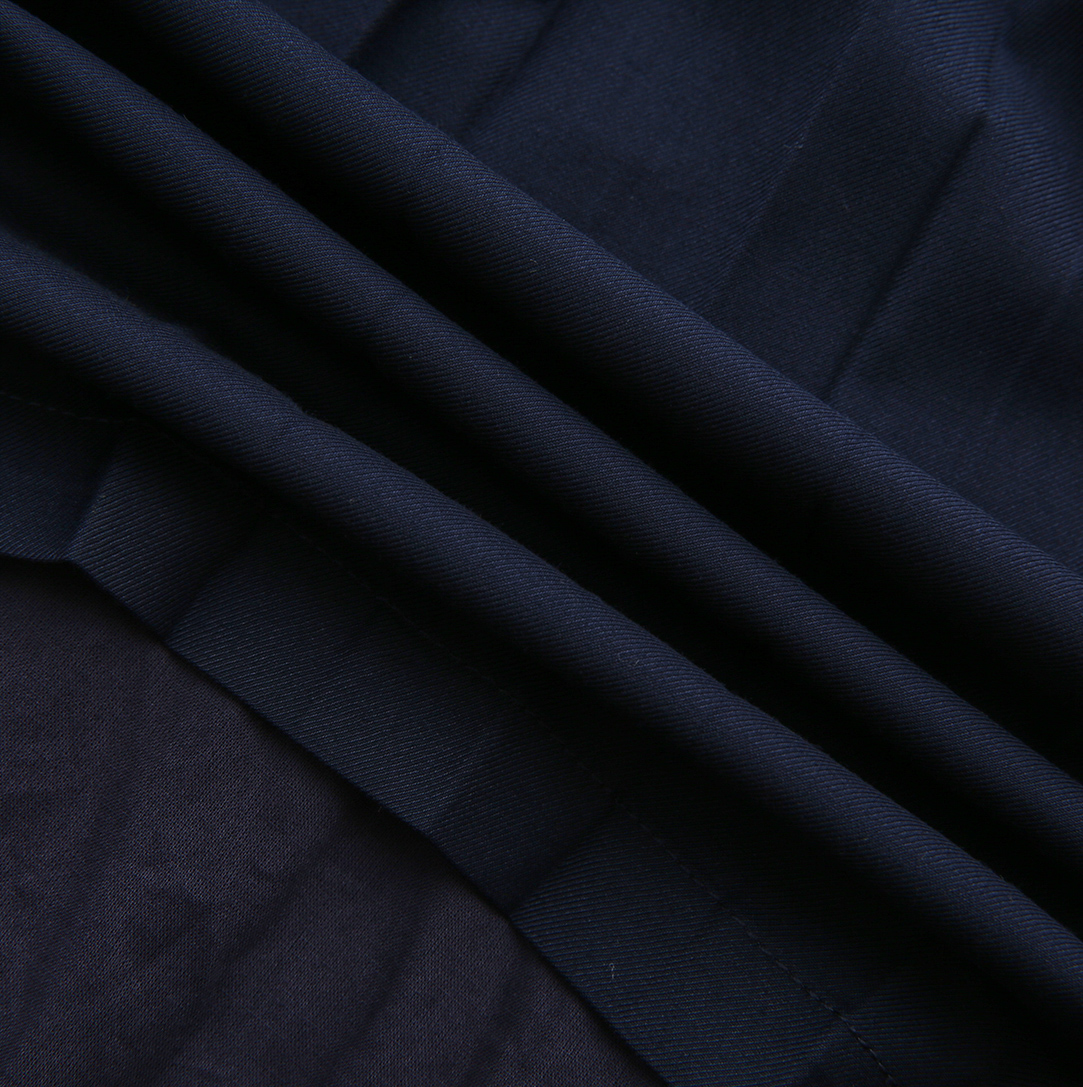 FRENCH HERITAGE NAVY PLEATED SKIRT