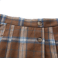 ONE CHILD CAMEL PLAID SKIRT