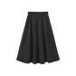 TUSTELLO BLACK/WHITE WOOL SKIRT