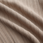 MALLORY AND MERLOT TAUPE RIB KNIT COLLAR SWEATER