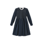 ONE CHILD BLUE VELVET SMOCK TOP DRESS
