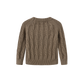 FRENCH HERITAGE BEIGE CABLE KNIT SWEATER