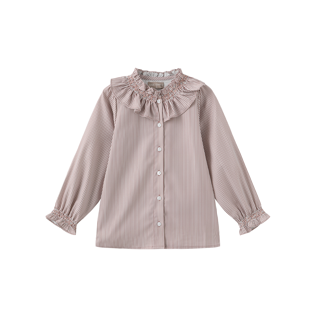 ONE CHILD PINK COLLAR BLOUSE