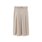 MALLORY AND MERLOT CREAM WOOL MIDI SKIRT
