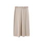 MALLORY AND MERLOT CREAM WOOL MIDI SKIRT