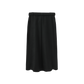 MALLORY AND MERLOT BLACK WOOL MIDI SKIRT