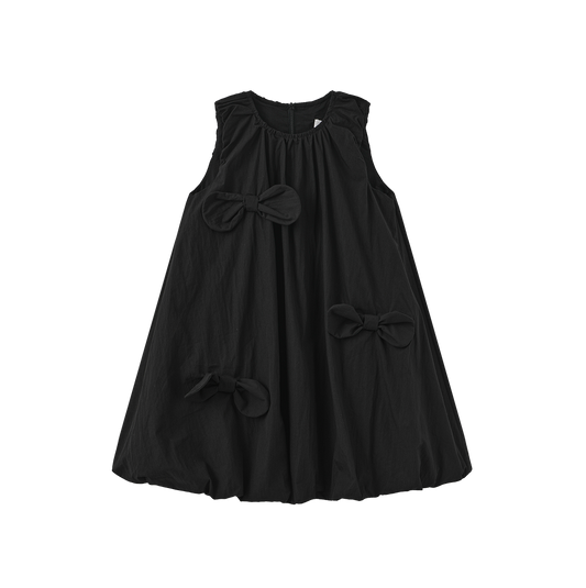 LILOU BLACK BOW BUBBLE JUMPER