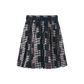 PHIL AND PHOEBE NAVY/GREEN PLAID PATCHWORK SKIRT