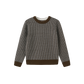 ONE CHILD OLIVE GREEN TEXTUR KNIT SWEATER