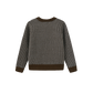 ONE CHILD OLIVE GREEN TEXTUR KNIT SWEATER