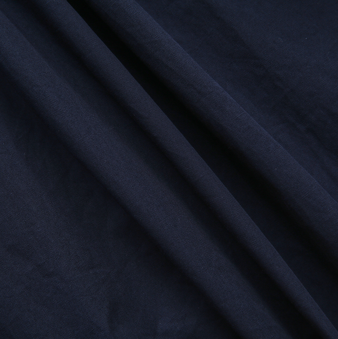 LILOU NAVY METALLIC EMBROIDERED SMOCK DRESS