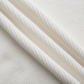 TUSTELLO IVORY RIBBED KNIT TRIM SWEATER