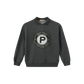 PHIL AND PHOEBE GREY CREST SWEATSHIRT