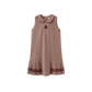 VALEN VEE MAUVE WOOL TRIM COLLAR JUMPER