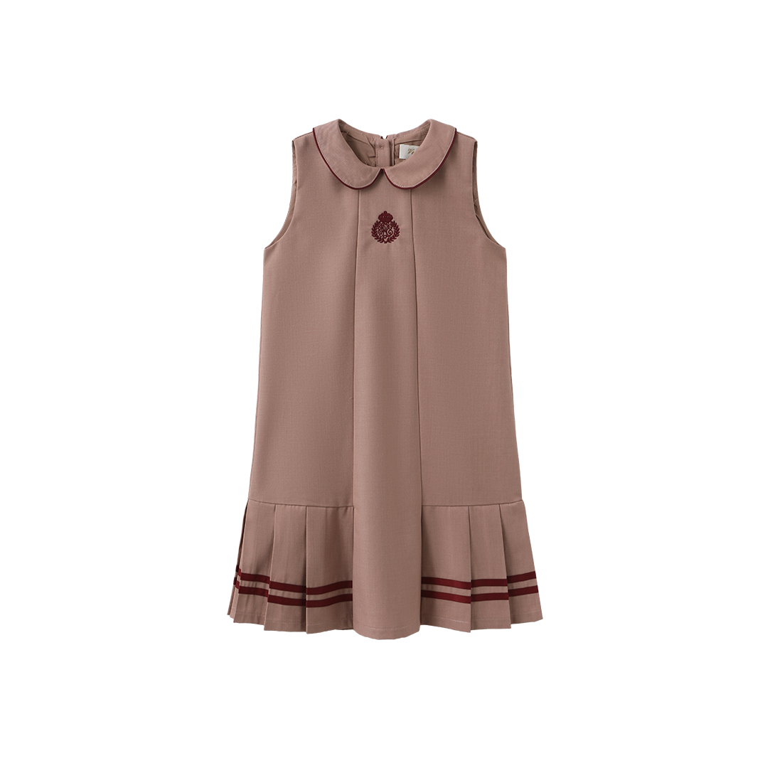 VALEN VEE MAUVE WOOL TRIM COLLAR JUMPER