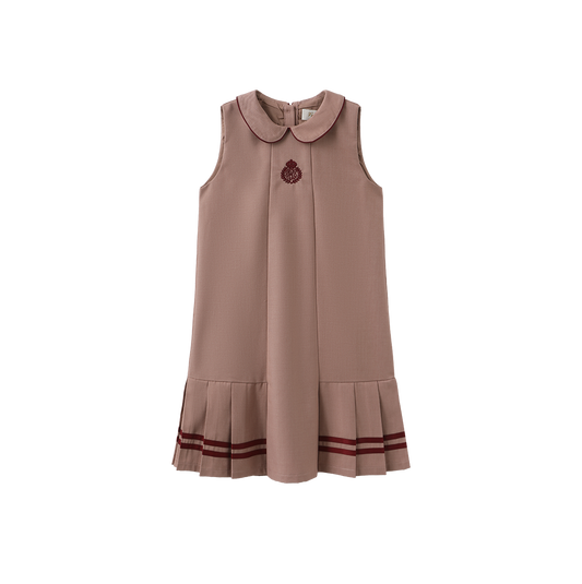 VALEN VEE MAUVE WOOL TRIM COLLAR JUMPER