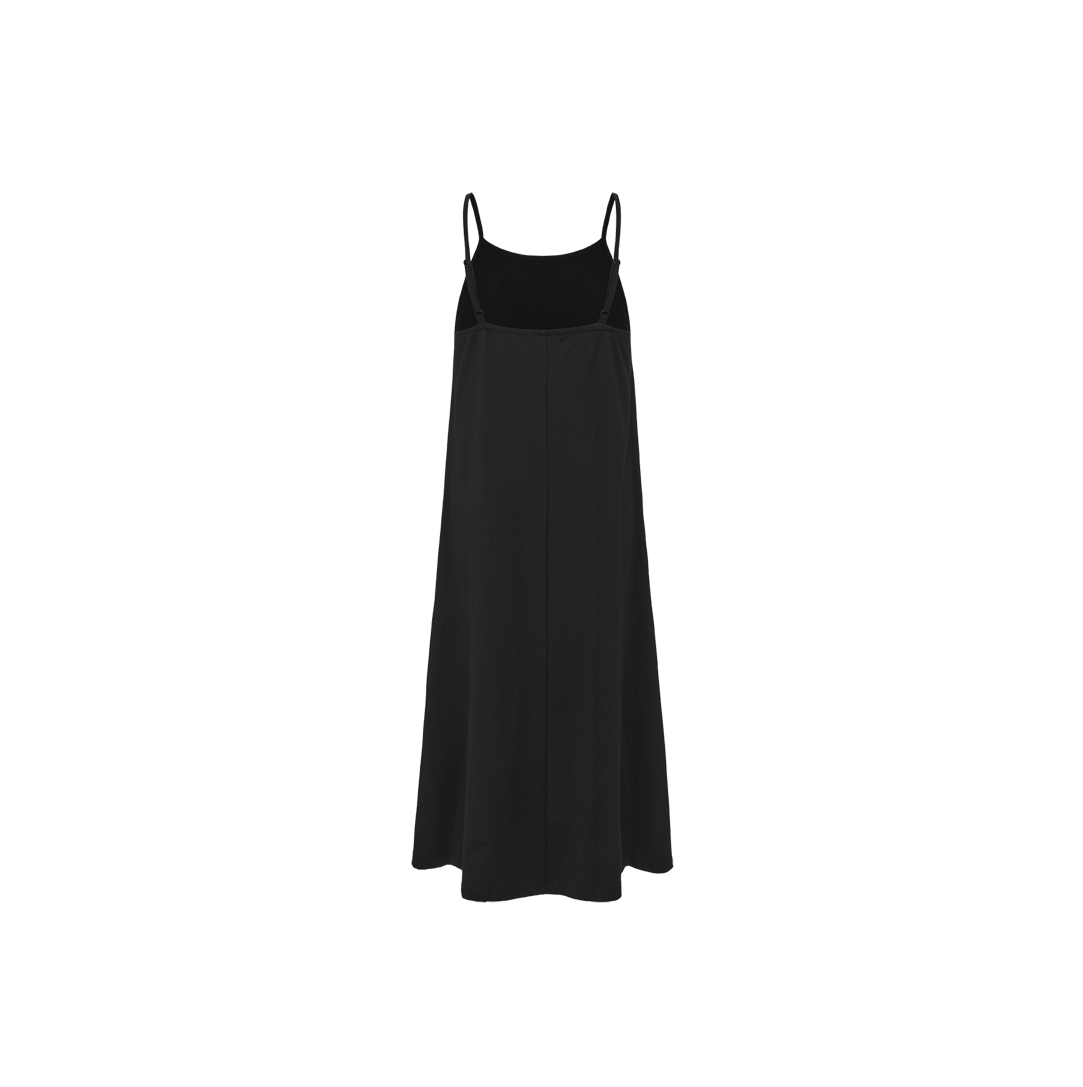 VIBE BLACK MIDI SWEATSHIRT DRESS