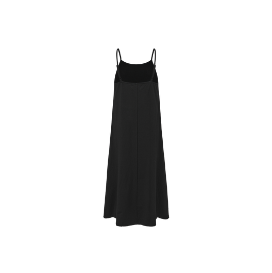 VIBE BLACK MIDI SWEATSHIRT DRESS