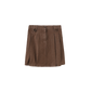 CREATIVE GENIUS BROWN DENIM SKIRT