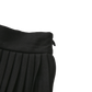 PAPILLON BLACK WOOL PLEAT SKIRT